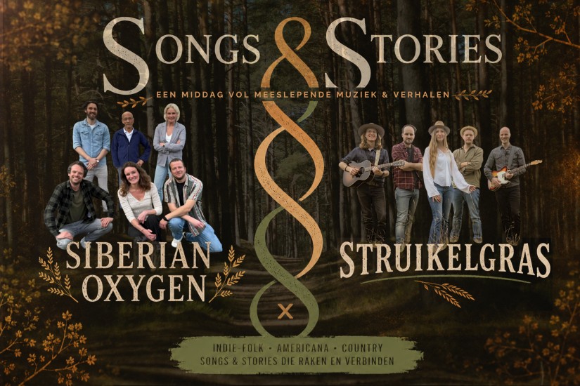 Struikelgras & Siberian Oxygen – Songs & Stories in Leusden