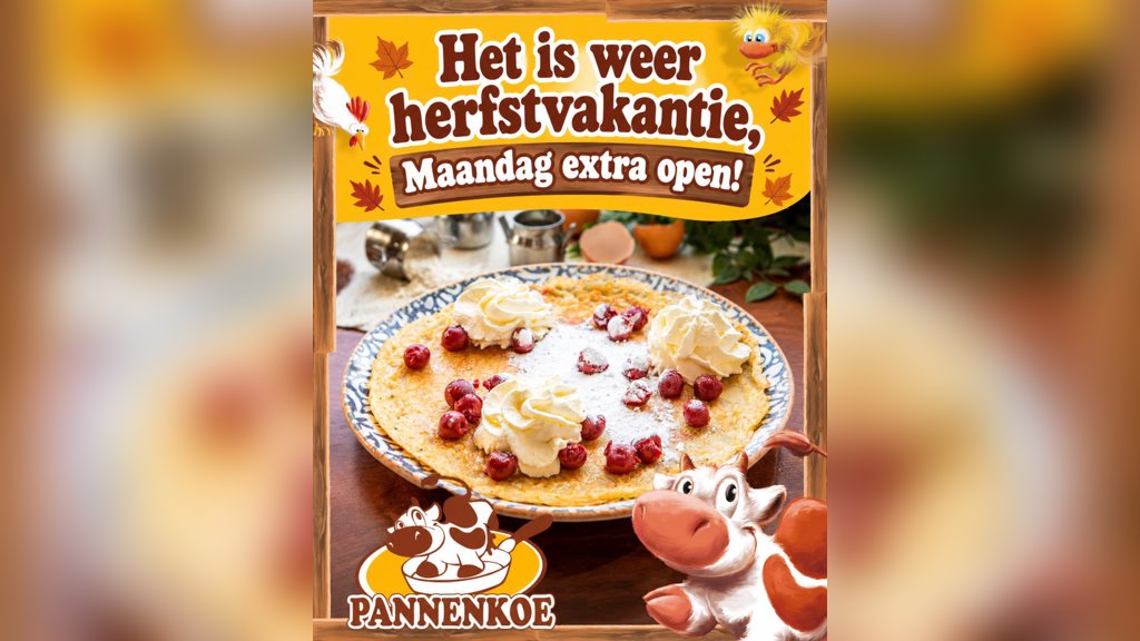 Maandag open in de herfstvakantie in Leusden